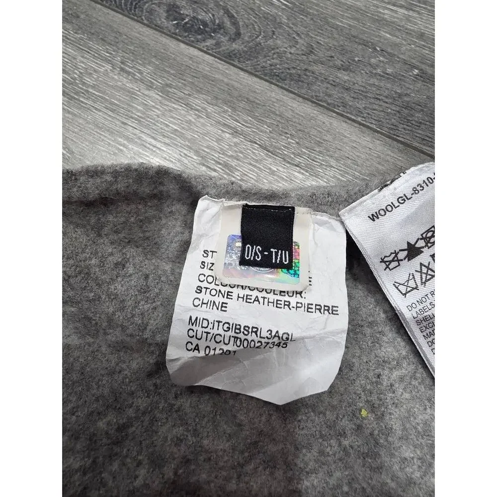 Canada Goose Classic Merino wool Grey Scarf Wool A009779